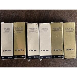 NEW 6PC CHANEL Sublimage Mini Skincare Lot